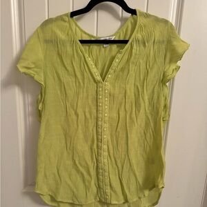 Counterparts top lime green size XL